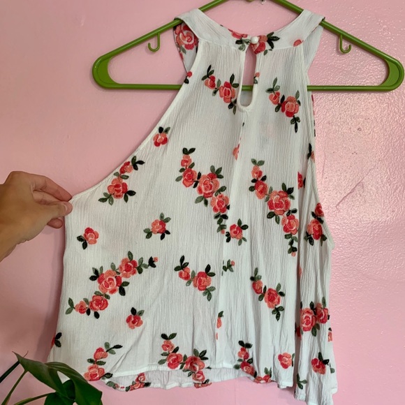 Rose embroidered tank top - Picture 4 of 4